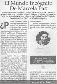 Marcela Paz (1902-1985) - Memoria Chilena, Biblioteca Nacional de Chile