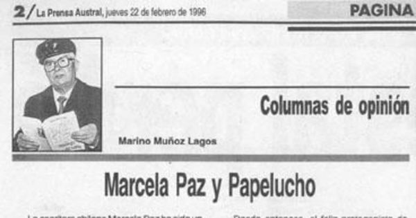 Marcela Paz y Papelucho