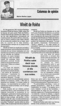 Winett de Rokha