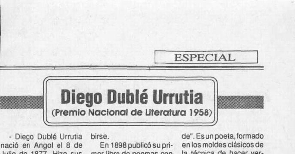 Diego Dublé Urrutia