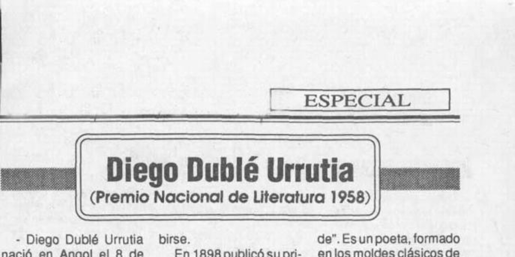 Diego Dublé Urrutia