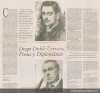 Diego Dublé Urrutia, poeta y diplomático