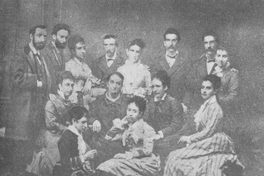 José Victorino Lastarria y su familia, 1882