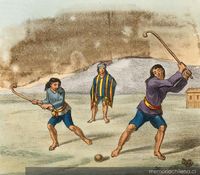 El juego de la chueca, 1820-1821