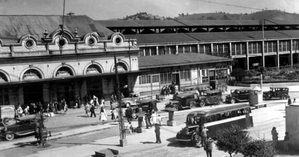 Estación ferroviaria de Temuco, inaugurada en 1912