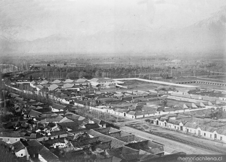 Maestranza de Vicuña Mackenna. Ferrocarril del Llano del Maipo, 1860