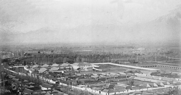 Maestranza de Vicuña Mackenna. Ferrocarril del Llano del Maipo, 1860