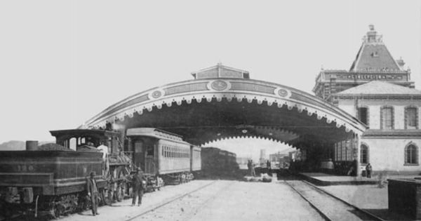 Estación de Concepción, construida 1874