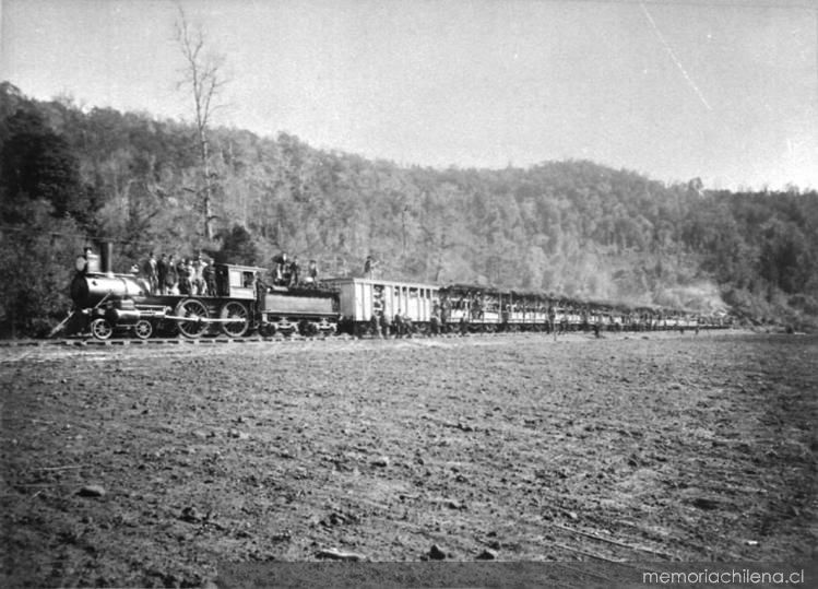 Ferrocarril de Valdivia a Osorno, hacia 1920