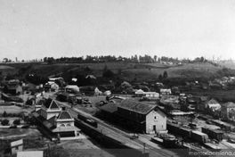 Vista panorámica de la Estación de Osorno, construida en 1917