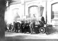 Locomotora Copiapó hacia 1900