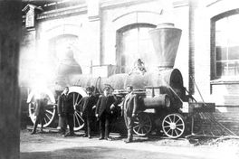 Locomotora Copiapó hacia 1900