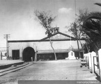 Estación de Caldera hacia 1900