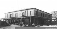 Estación Barón, hacia 1870