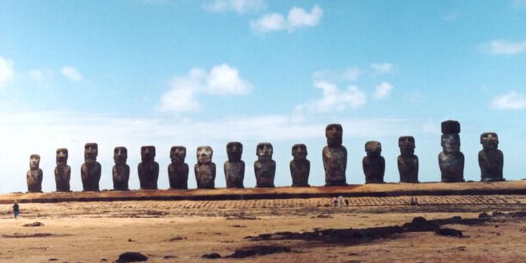 Ahu Tongariki. Importante centro ceremonial de las tribus del sur