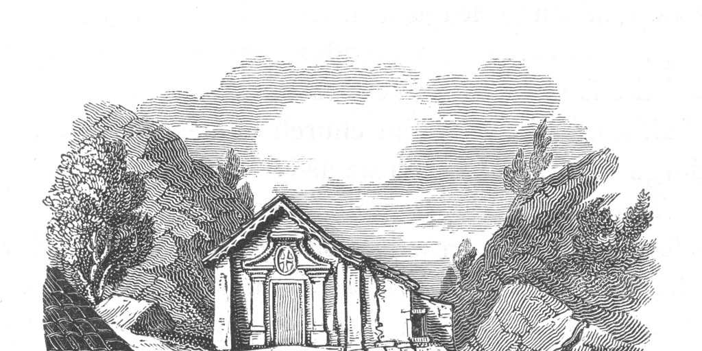 Capilla de campo en la Zona Central de Chile, 1822