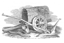 Arado y carreta de la Hacienda de Lord Cochrane en Quintero, 1822