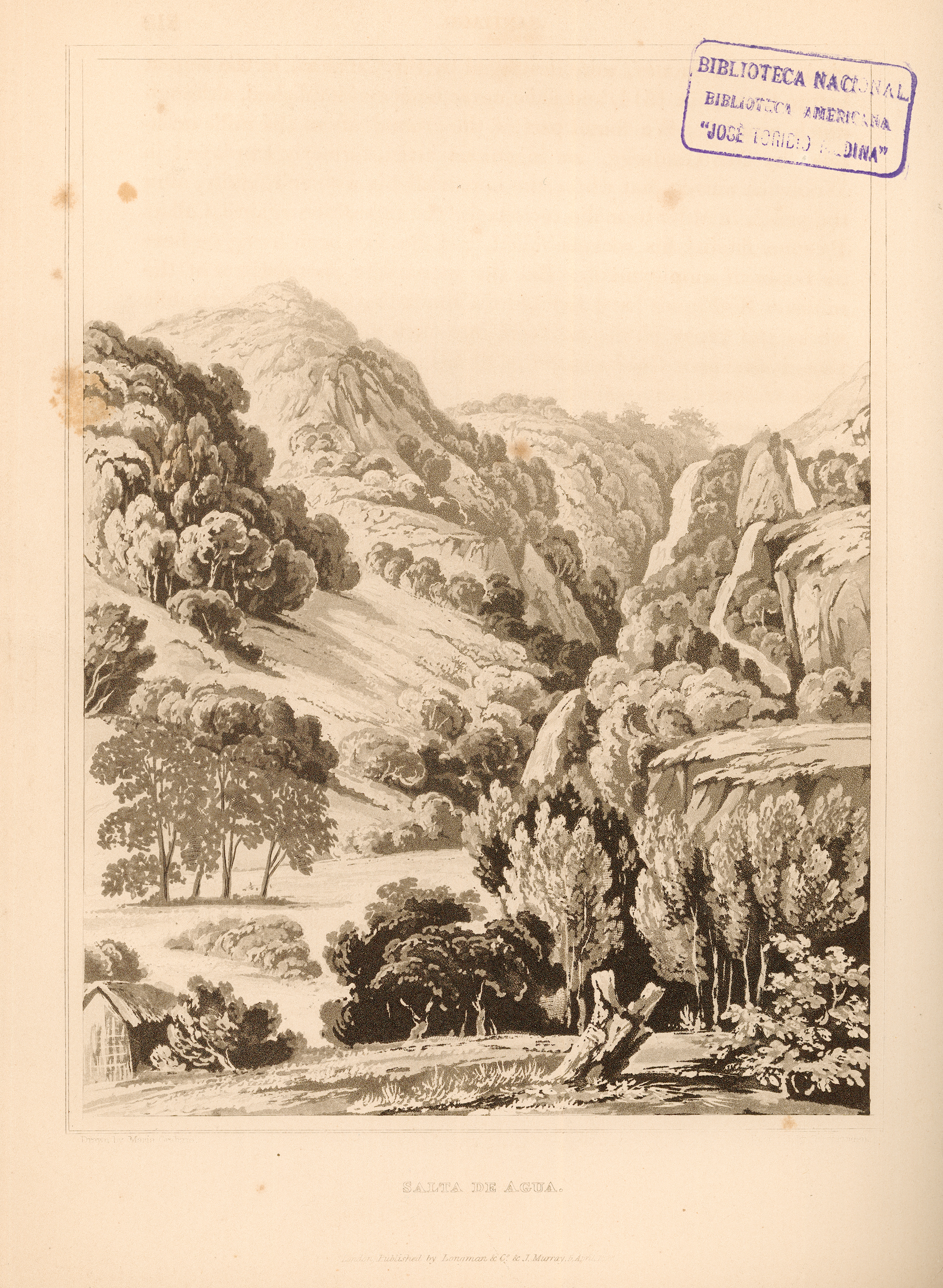 Salto de Agua, 1822