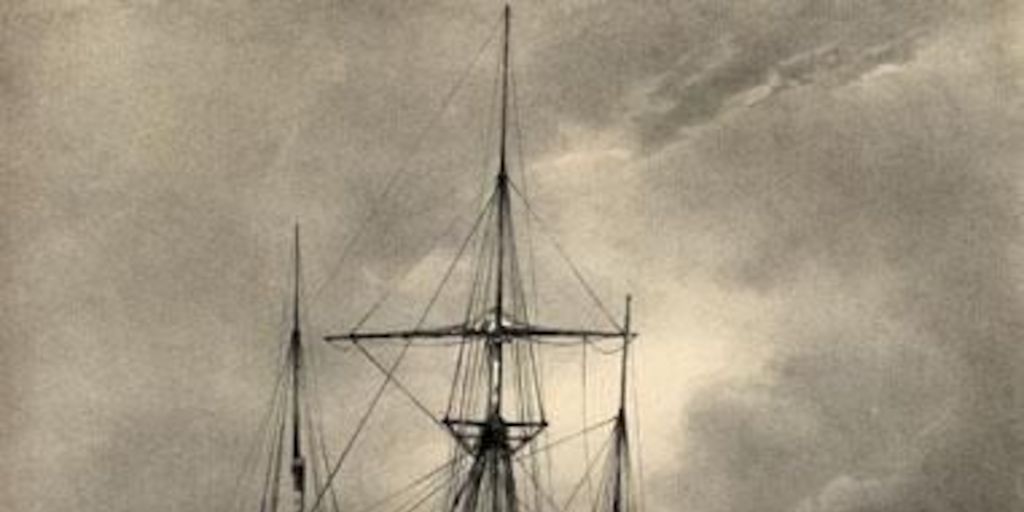 L´Astrolabe faisant de l´eau sur un glacon. 6 fevrier, 1838