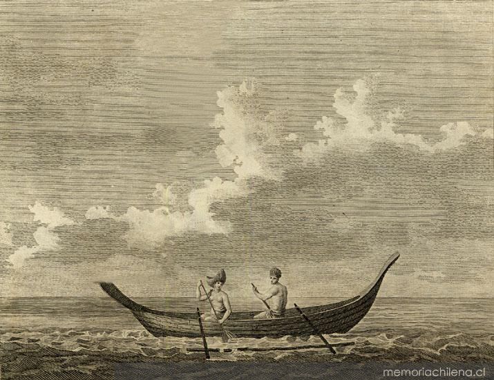 Canoe of Easter Island, 1786