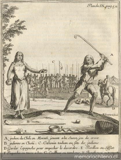 Juego de la chueca, ca. 1713