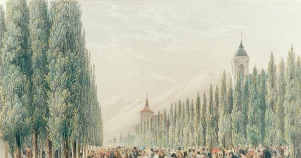 La Cañada, promenade publique de Santiago