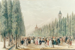 La Cañada, paseo público de Santiago