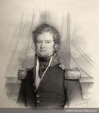 Jules Sebastián César Dumont d'Urville, comandante de la expedición del Astrolabe