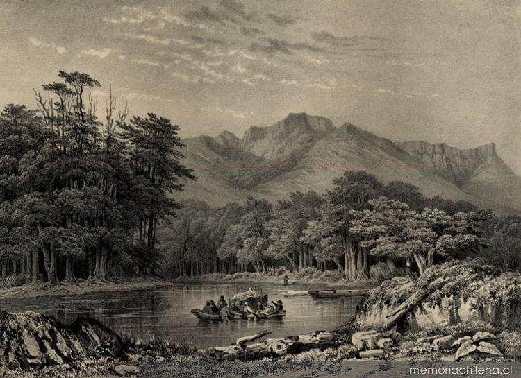 Fond de la riviere de Gennes, 1838