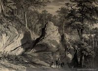 Site dans les angusturas sur la route de Hualki, 1838
