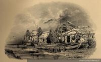 Casses sur la plage de Talcahuano, 1838