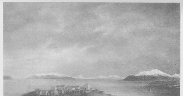 Fuerte Bulnes. Cuadro de Alejandro Cicarelli. Museo Histórico Nacional (Santiago)