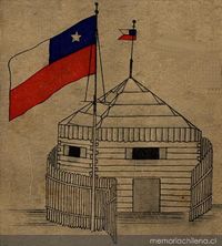 Blocao o Casa Fuerte, construida por Juan William y Bernardo Philippi en 1843