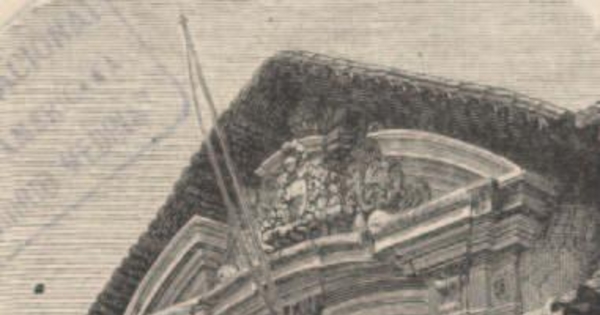 Casa antigua de construcción española, Santiago