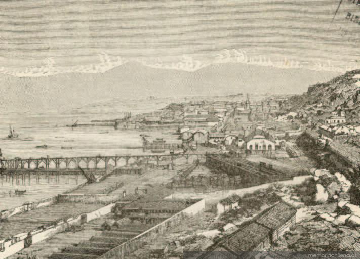 Vista jeneral del puerto de Coquimbo