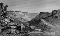 Basalt glen - River Santa Cruz