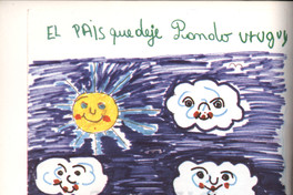 Dibujo de Paulo sobre Uruguay, 10 años, abril de 1989