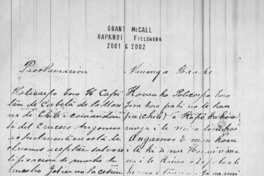 [Acta de] proclamación : septiembre 9 del 1888