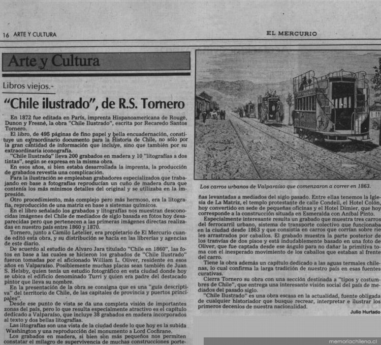 "Chile Ilustrado" de R. S. Tornero