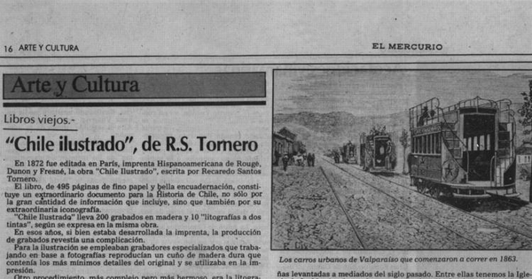 "Chile Ilustrado" de R. S. Tornero