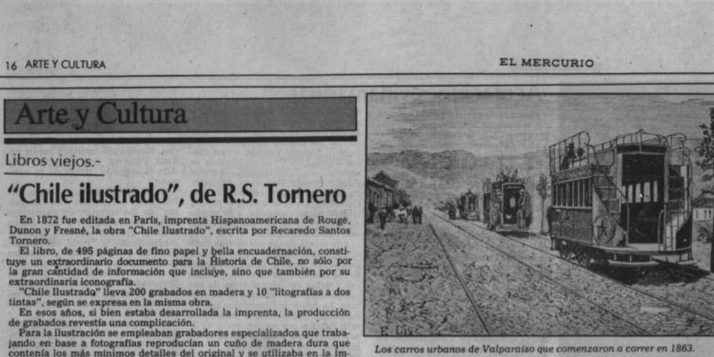 "Chile Ilustrado" de R. S. Tornero