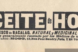 Aceite de Hogg de hígado fresco de bacalao, natural y medicinal