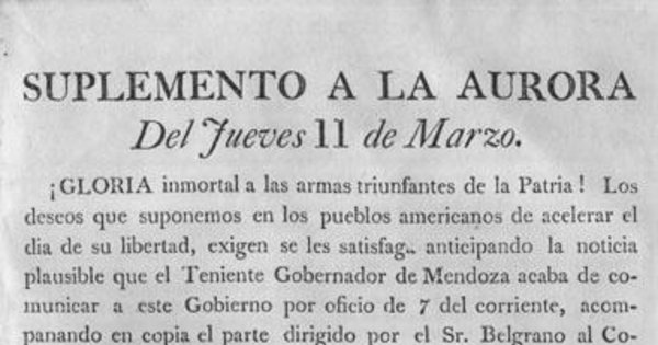 Aurora de Chile, periódico ministerial y político