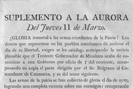 Aurora de Chile, periódico ministerial y político