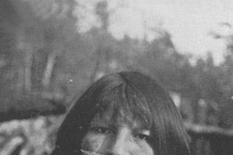 Muchacha Selk'nam, hacia 1920