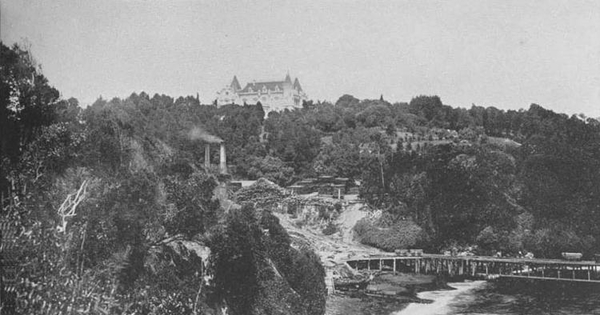 Parque de Lota : vista desde la costa