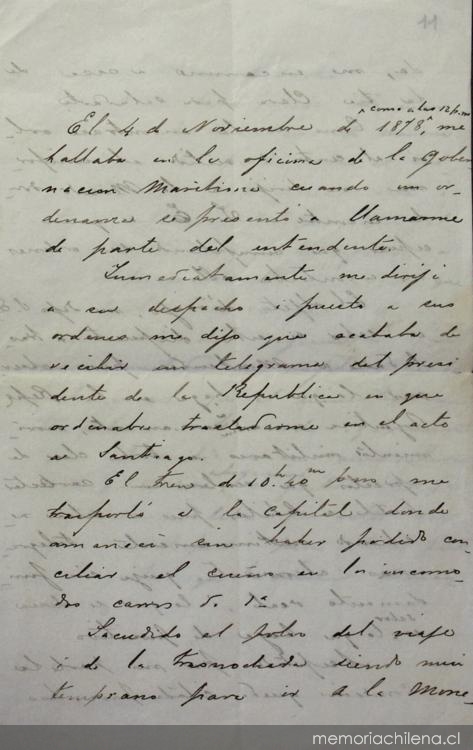 Carta de Arturo Prat