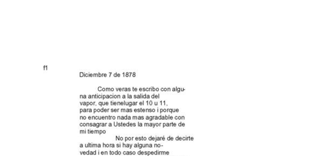 Montevideo, 7 de diciembre de 1878 : carta de Arturo Prat a Carmela Carvajal