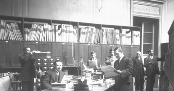 Biblioteca Nacional, Sección Periódicos, hacia 1900