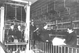 Biblioteca Nacional, Sala de Archivo, hacia 1900